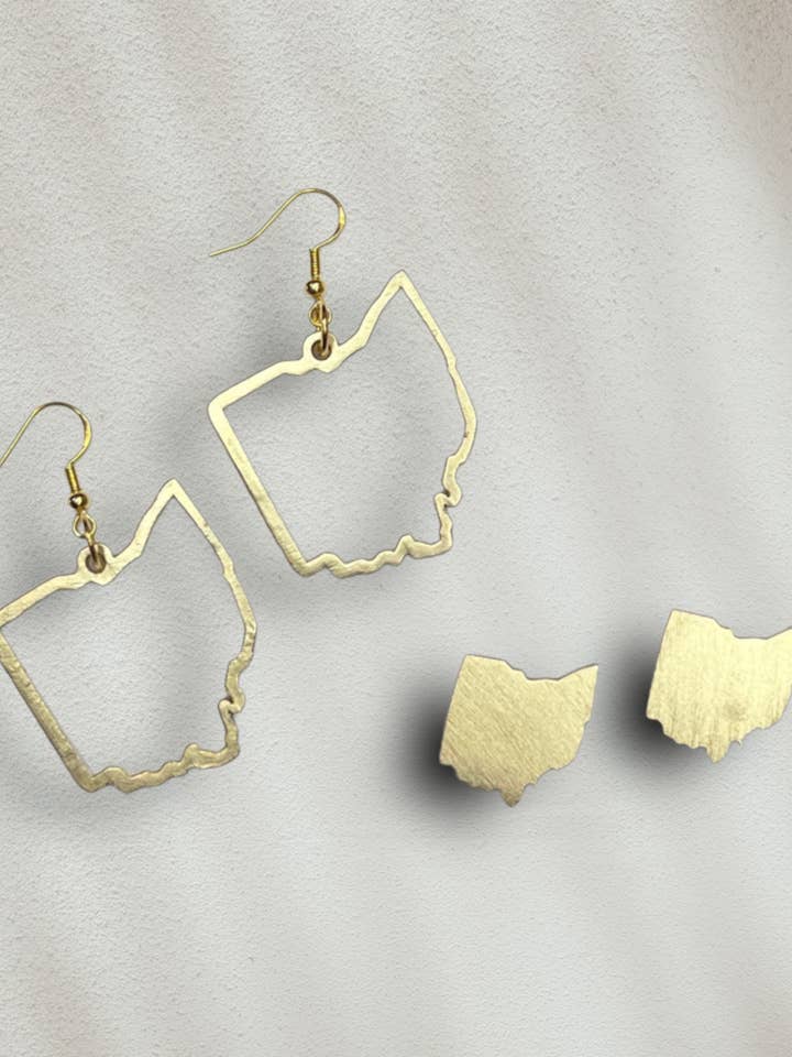 State Studs - Ohio State Ohrringe für den Großhandel von Elby Designs