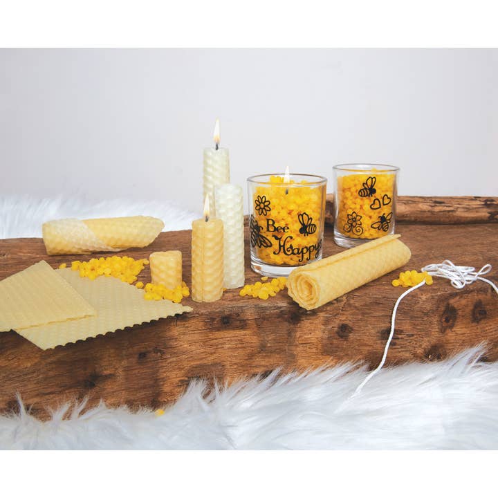 West Design Products - Wholesale Craft supplies - House of Crafts Natural Beeswax Candle Kit3