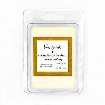 Carmelized Chestnut Wax Melt for wholesale by Non-Scents, LLC