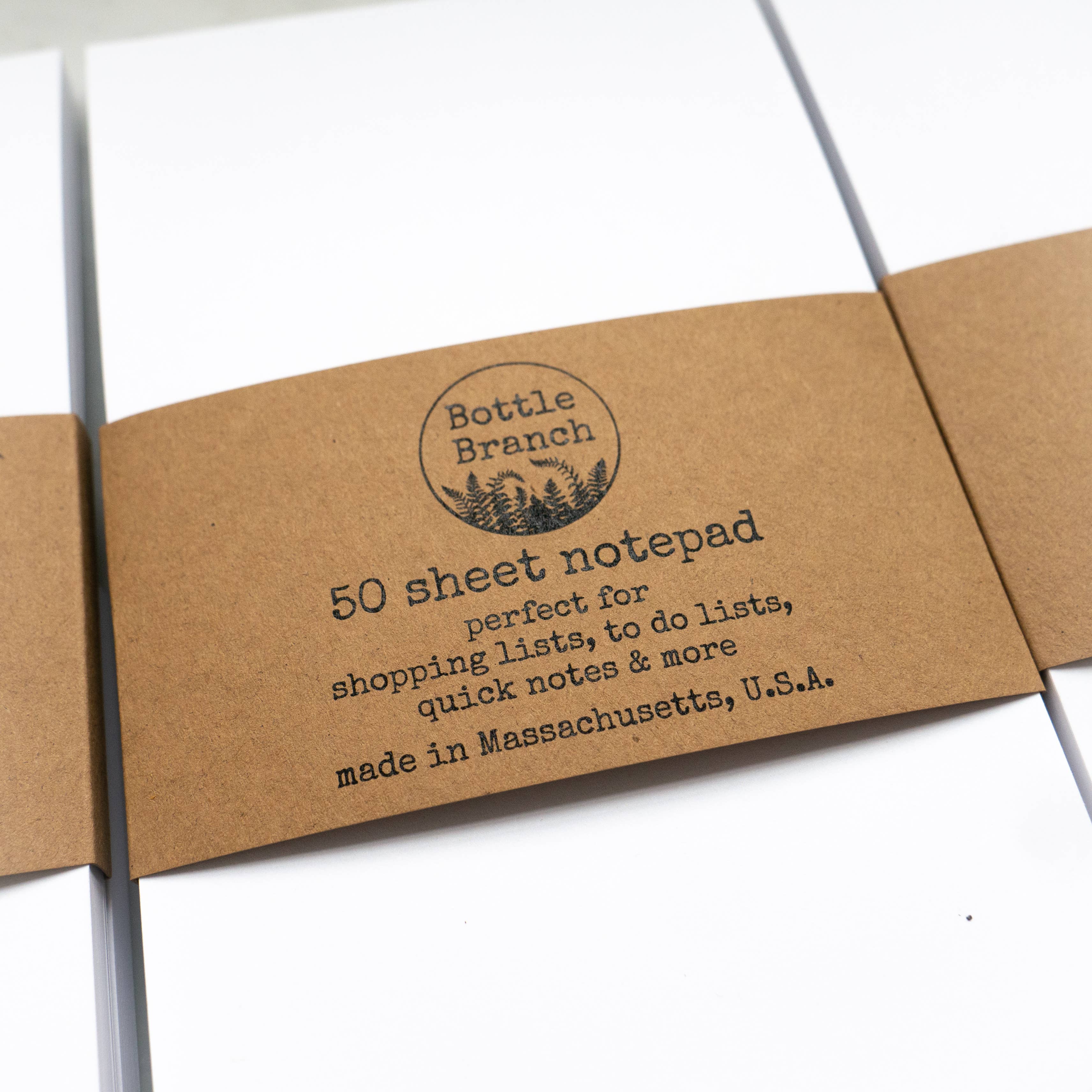 Bottle Branch - Wholesale Notepad - Notepad, Greenery with Ferns1