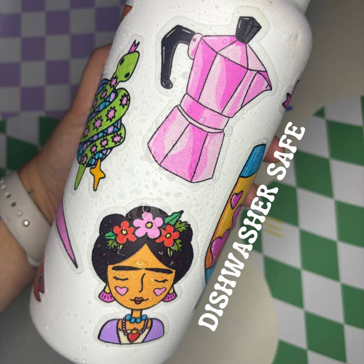 Get Stoked - Wholesale Sticker - Frida Kahlo Vinyl Sticker2