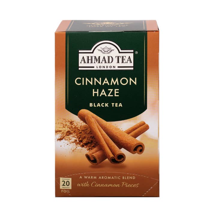 Box of 20 tea bags - Black tea - Cinnamon Haze for wholesale by Ahmad Tea