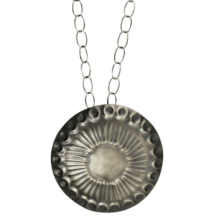 Silver Obara Necklace, Silver, Round 7 for wholesale on Faire