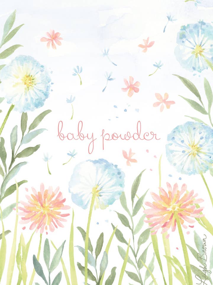 Willowbrook Baby Powder Large sachet (Pack of 18) for wholesale by Heart Of The Country Ltd