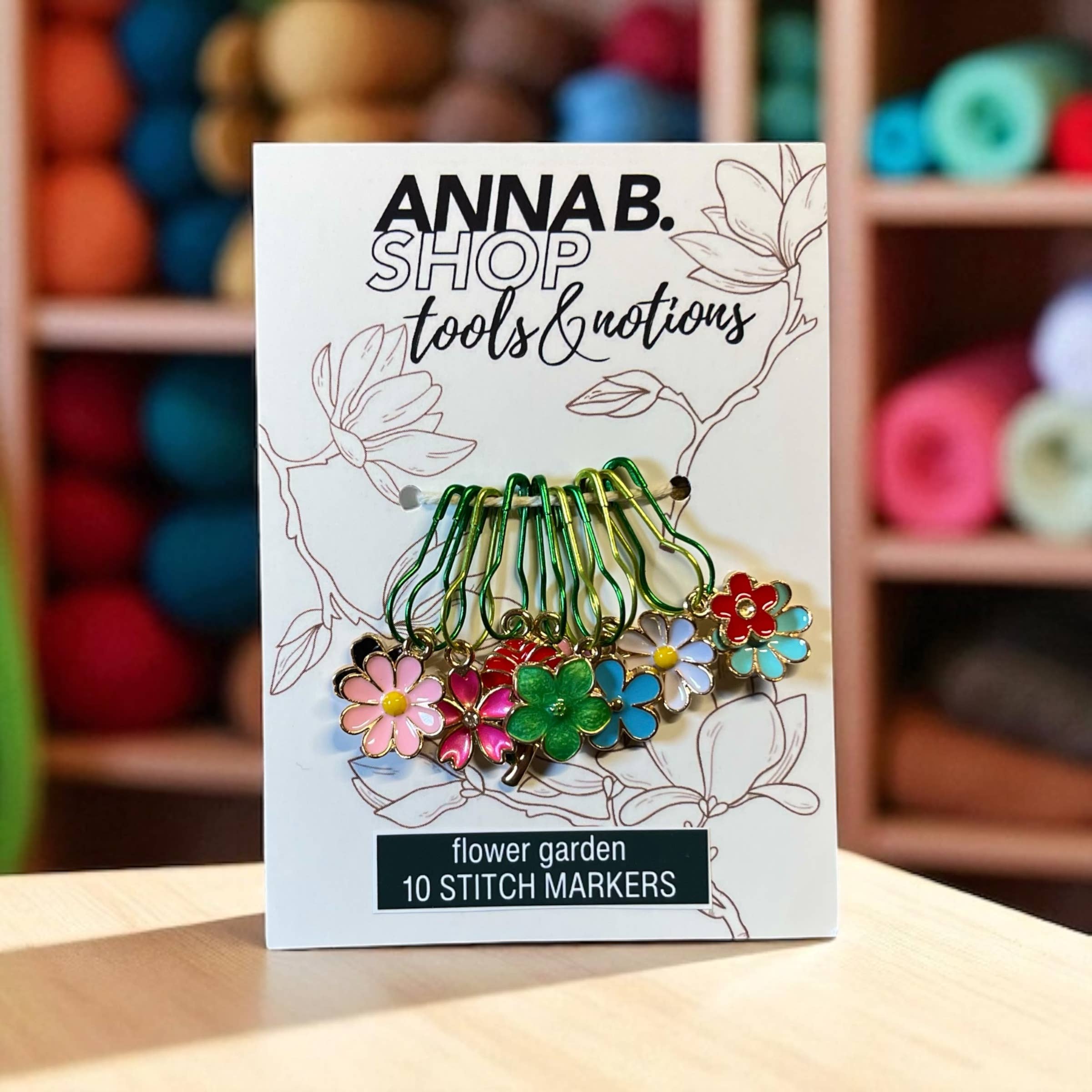 Anna B. Shop - Wholesale Knitting/Crochet Supplies - Flower Garden Stitch Marker Set2