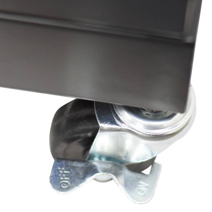 Specialty Store Services - Wholesale Retailer Display Stand/Case - 2 Sided Black Pegboard Spinner with Casters