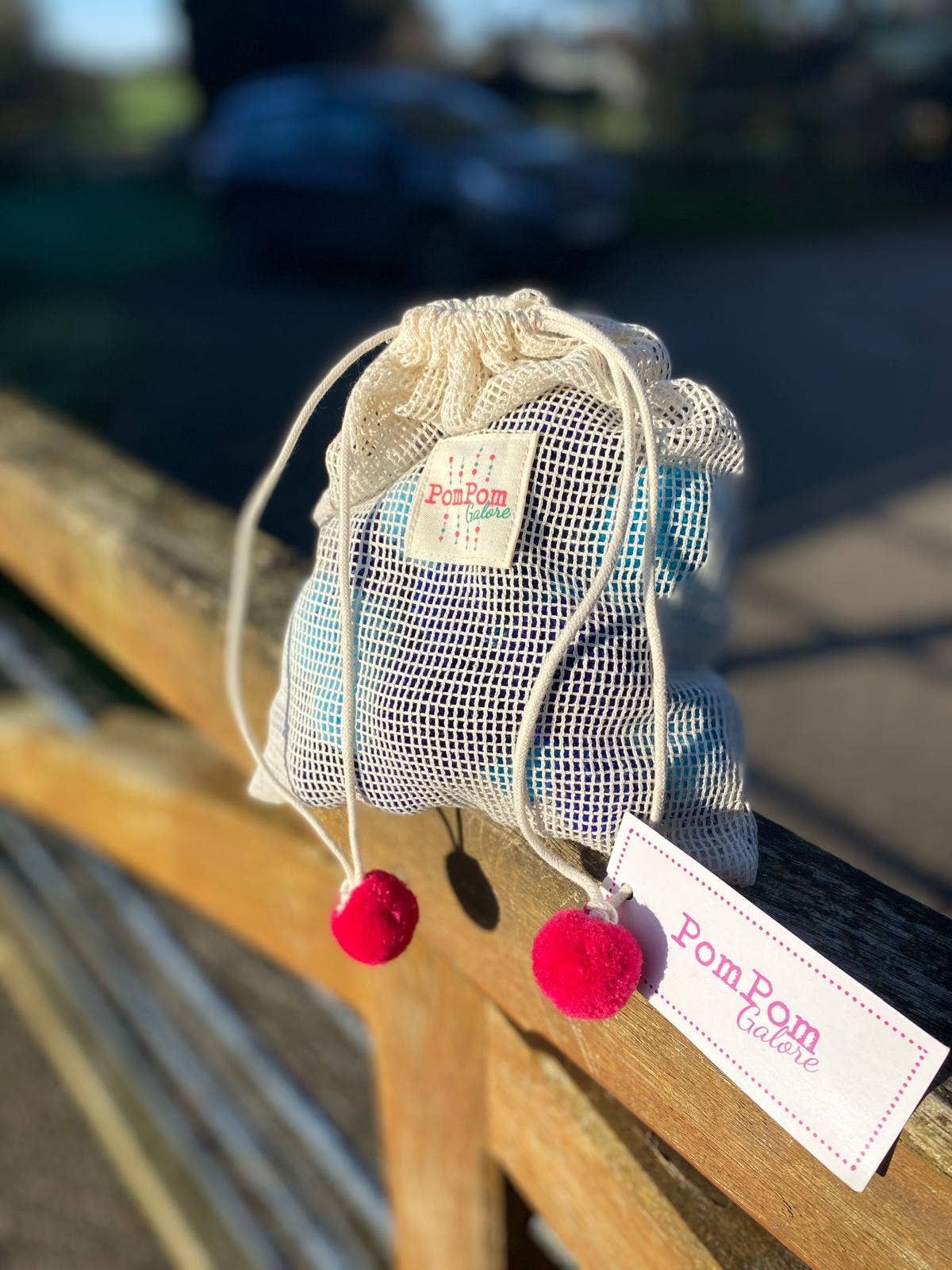 PomPom Galore - Wholesale Christmas Decoration - Christmas Red Pom Pom Garland3