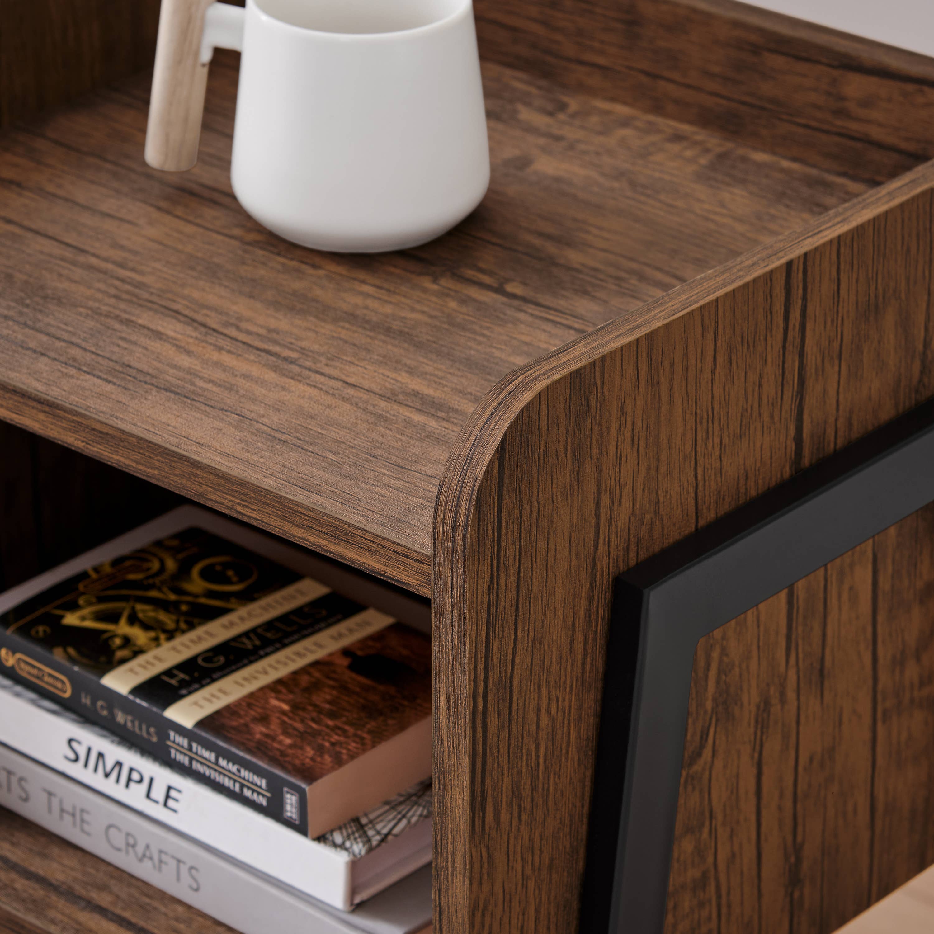 Danya B - Wholesale Side Table - Kazuyo Mid-Century Modern Black Metal Two-Tier Side Table22