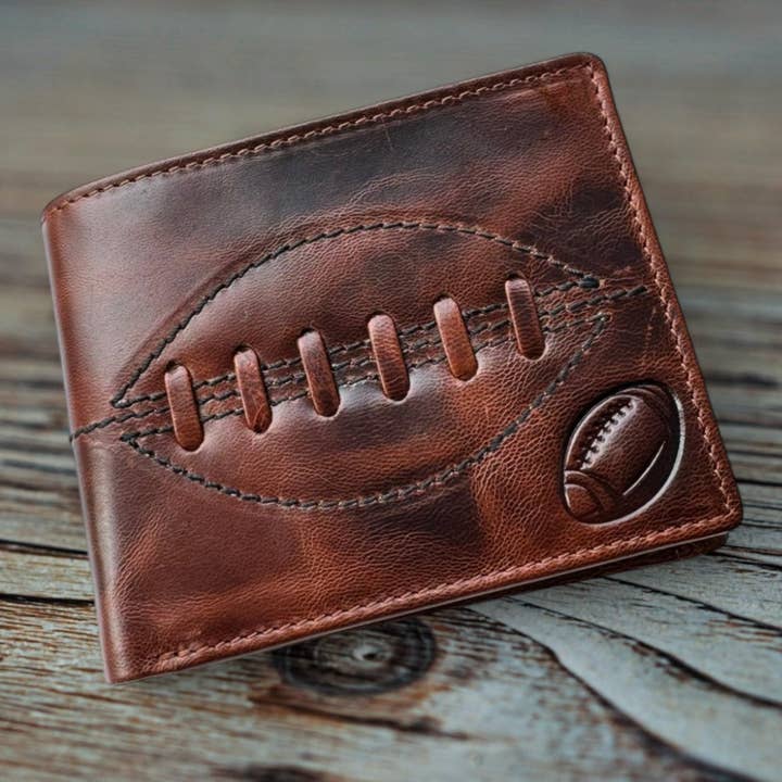 SPORTGIFTZ – wholesale Wallet – Unisex – SPORTGIFTZ - Buffalo Leather Rugby Wallet | RFID Protection | 7 Card Slots | Coin Pouch & ID Holder | Rugby Fan Accessory | Multicoloured, 10cm x 8cm, Leather1