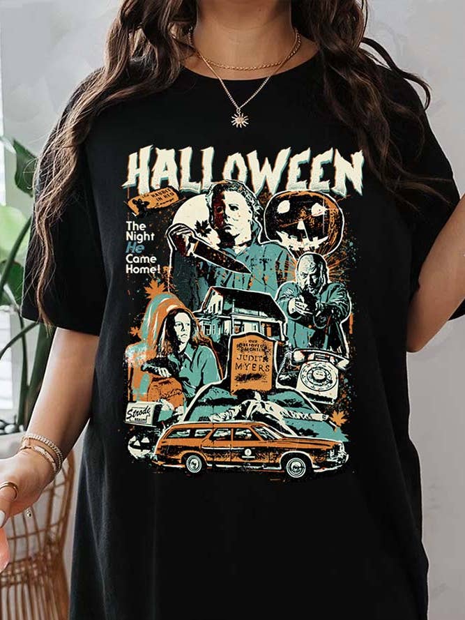 Halloween Michael Myers Shirt, Vintage Halloween Shirt for wholesale by iBuyCanvas