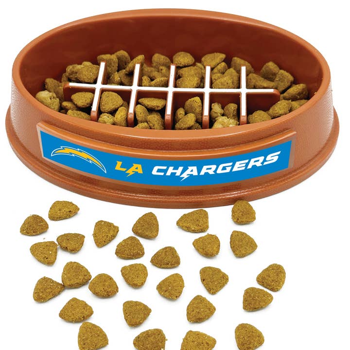 LOS ANGELES CHARGERS FOTBOLL SLOW FEEDER SKÅL för wholesale av Pets First