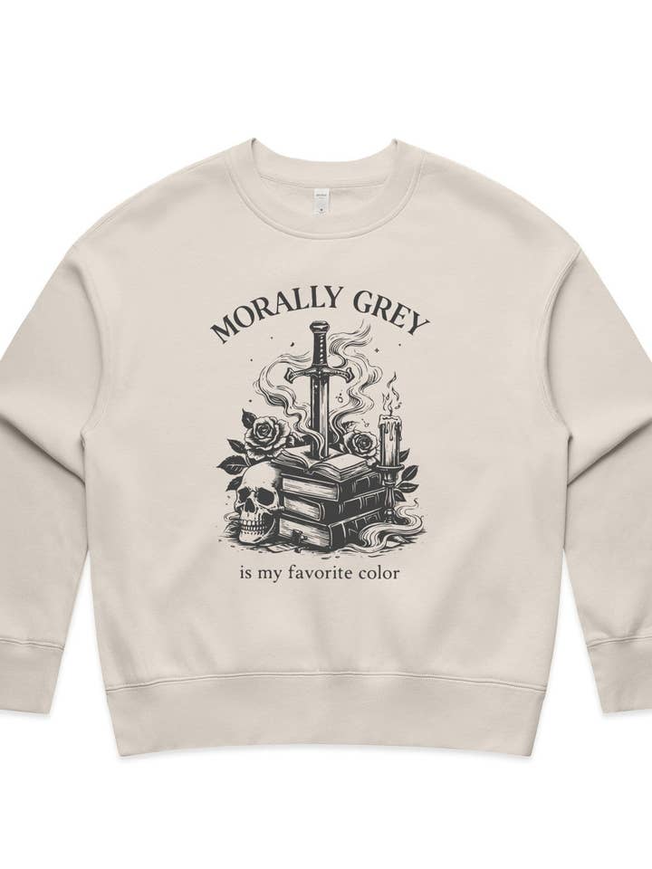 Moralsk grå sweatshirt for engroshandel hos NW Accent