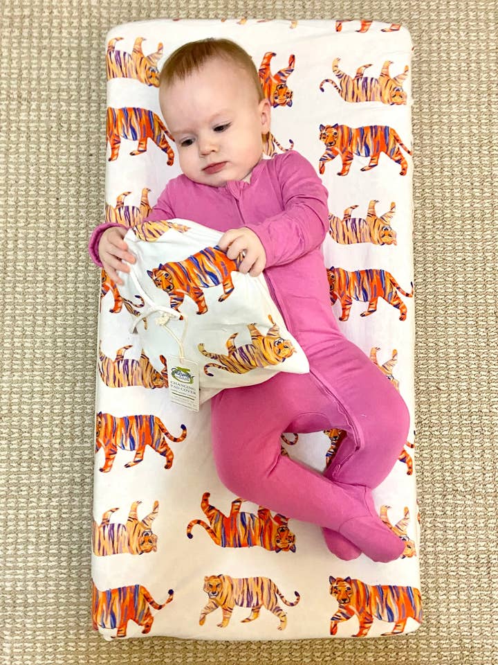 Easy Tiger - Changing Pad Cover for wholesale by Saltwater Swaddles
