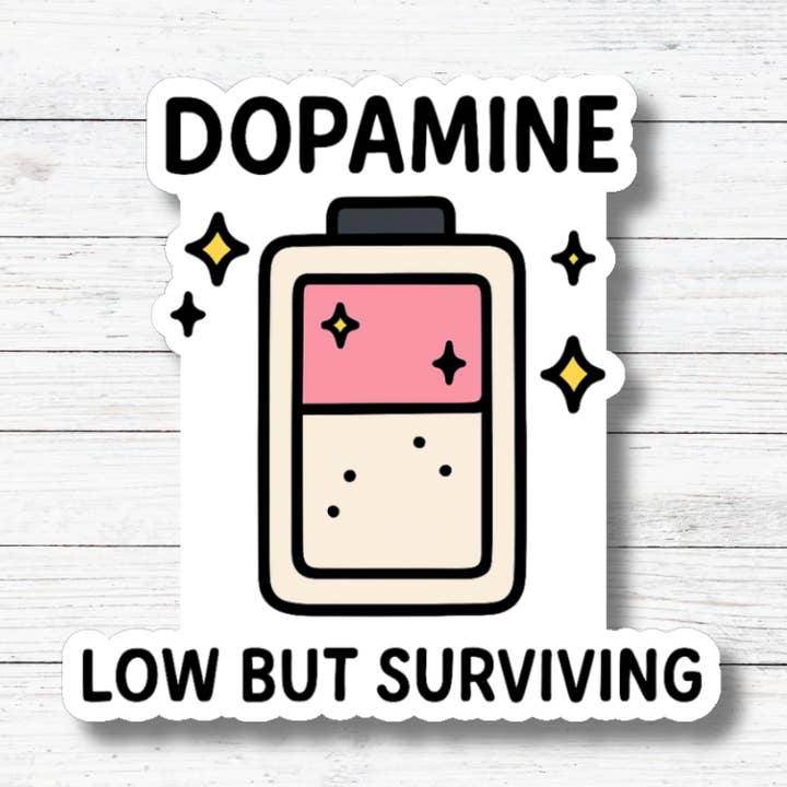 Dopamine- Neurospicy Sticker/Magnet for wholesale by Oily Graphic Creations