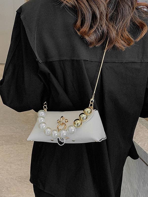 VividLux - Wholesale Crossbody Bag - Women's - Beads Contrast Color Split-Joint Crossbody Handbags14