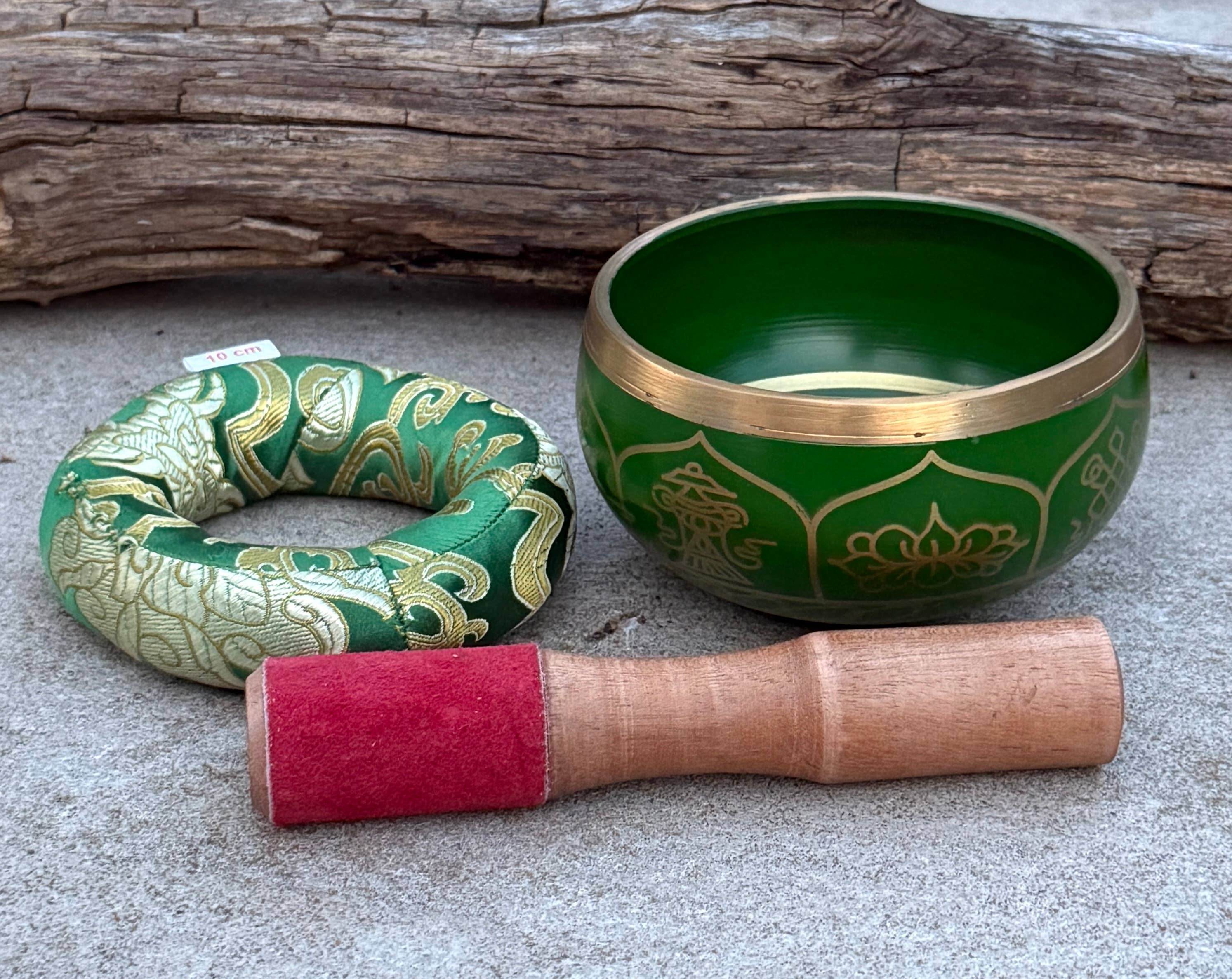 Lungta Imports - Wholesale Meditation Supplies - Singing Bowl Complete Set ~ 8 Lucky Symbols ~ For Meditation7