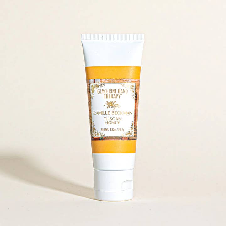 Camille Beckman - Wholesale Hand Cream/Lotion - Tuscan Honey Glycerine Hand Therapy 1.35oz travel tube