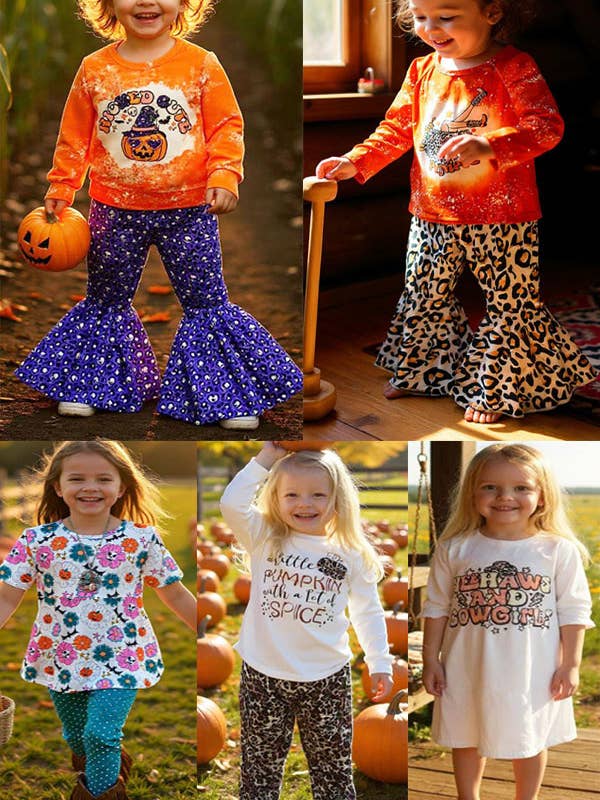 Halloween kids clothing box 5pc $49.9 mix style and size for wholesale by luluclothes