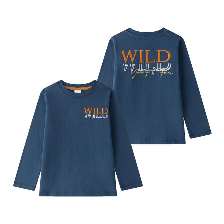 Newness Kids - Wholesale Screen Printed T-Shirt - Kids - Long-sleeve boy's t-shirt JBI65248