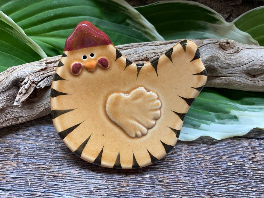 August Ceramics – wholesale Smyckesfat – Mini kycklingrätt skedstöd2