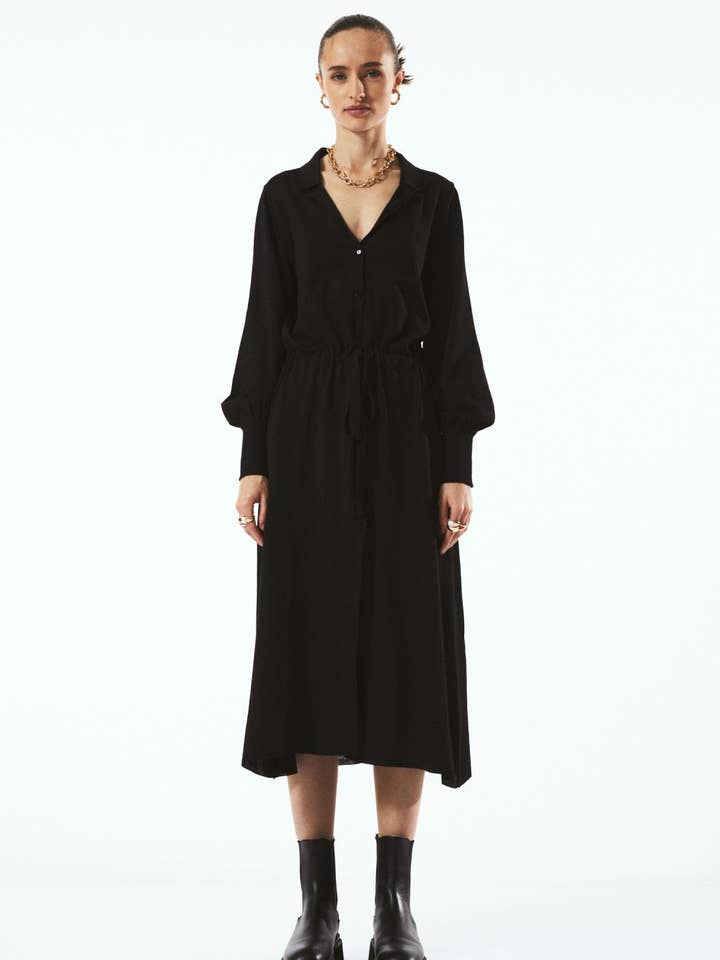 Knitwear Shirt Dress 2 colors for wholesale by Bynes New York