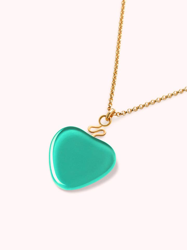 Orla halsketting Acqua Green — 18K verguld voor wholesale door Garda