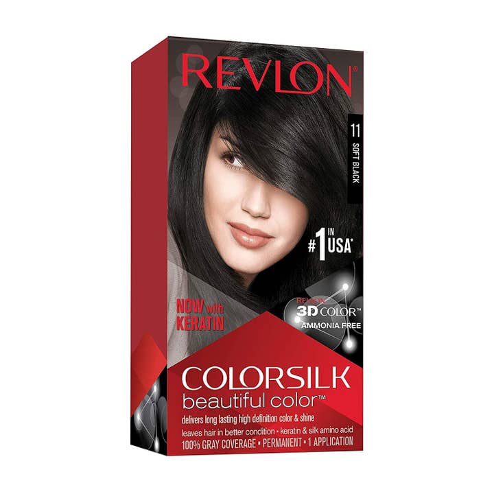 KT Supply – wholesale Hair dye – Revlon Colorsilk Permanent Hair Color 11 Soft Black