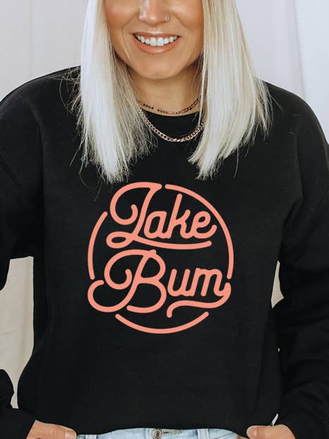 Lake Bum Sweatshirt for wholesale by Wildberry Waves
