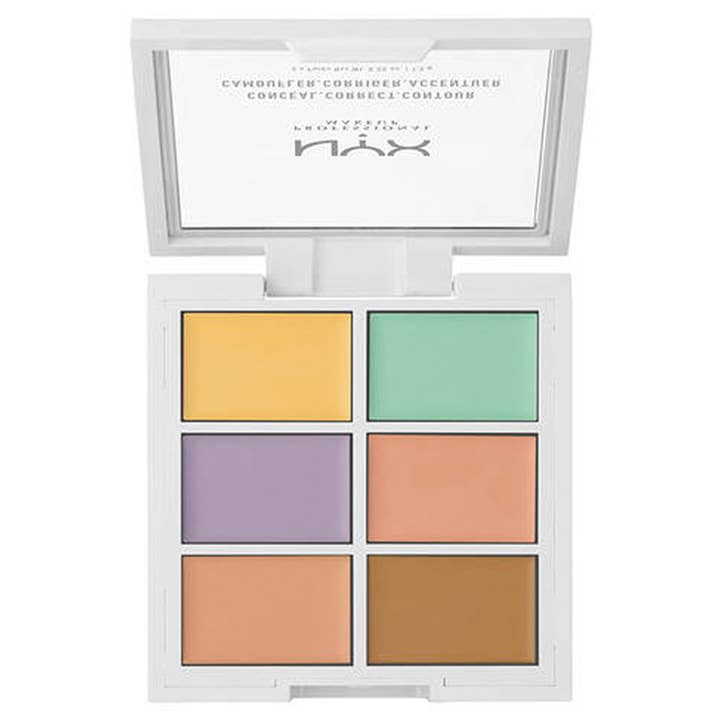 Paleta de Maquiagem Creme Corretora de Cor 3 Unidades, NYX 3CP por atacado de JOIA ACCESSORIES