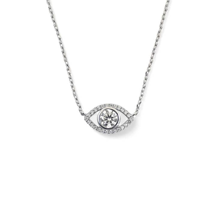 Evil Eye Moissanite Necklace for wholesale by El&Elle