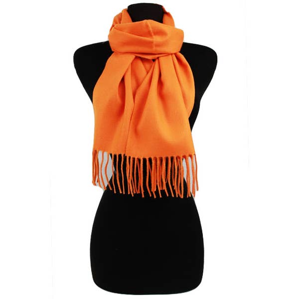 Cap Zone – wholesale Scarf – Women's – Cashmere Feel Fringed Scarves4