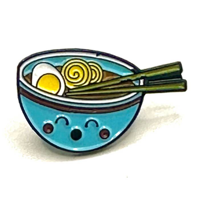Ramen Pin for wholesale by Indie Plum