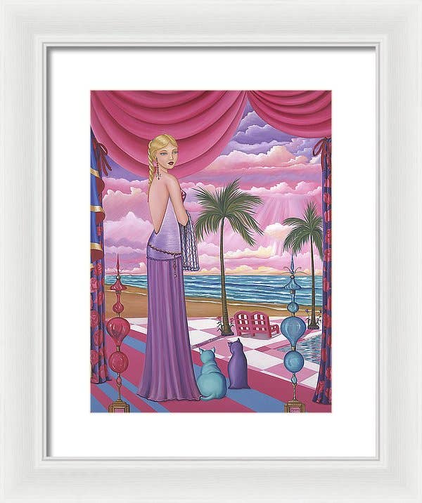 Sharon Tatem Fashion LLC - Wholesale Art Print - Melissa - Framed Print14