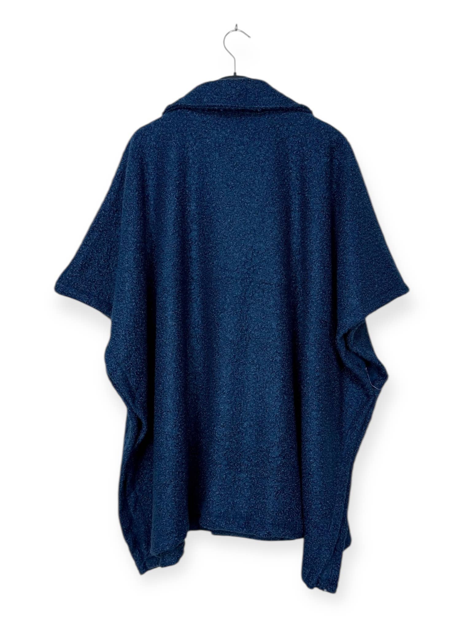 Lucky Nana - Wholesale Coat - Women's - AH 25101 - Double-Breasted Poncho Coat with Brooch21