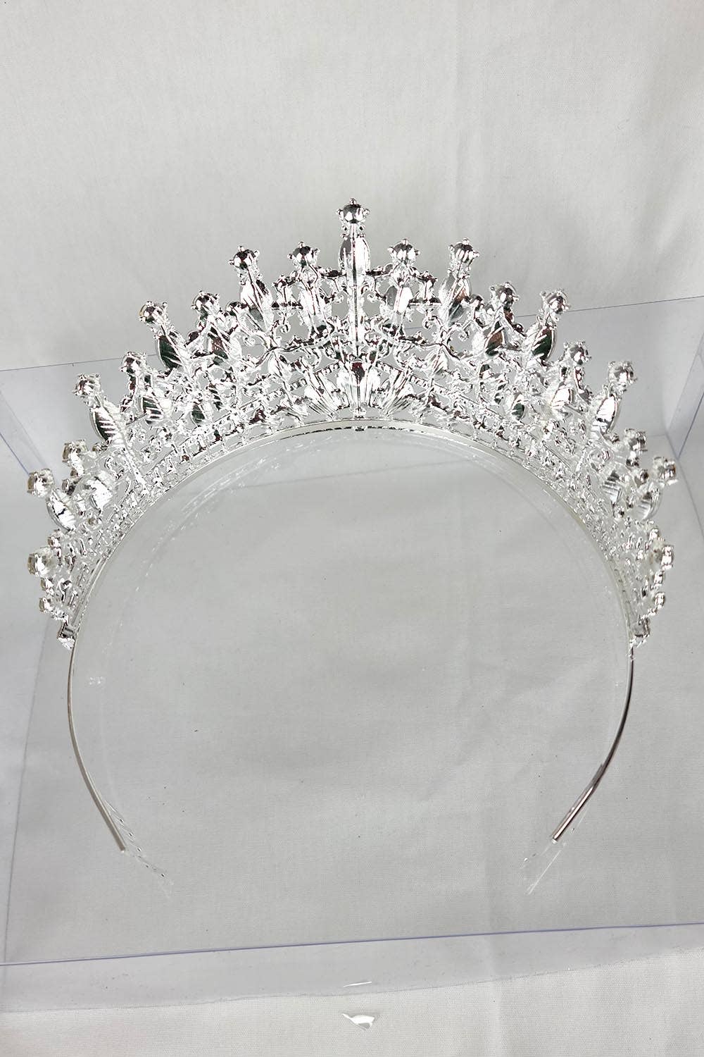 Chicas - Wholesale Tiara - Women's - One Size Fits All Tiara With Jewels HT93247