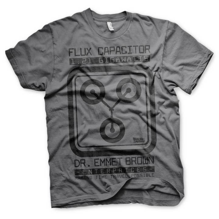 Hybris Production AB - Wholesale Screen Printed T-Shirt - Unisex - Flux Capacitor T-Shirt1