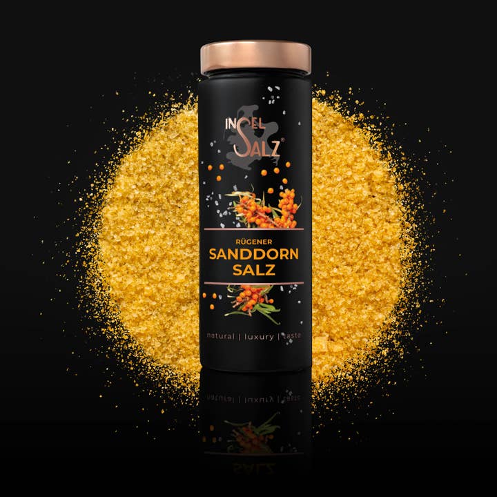 Havtornsalt Fordelsglas for engroshandel hos Insel-Salz