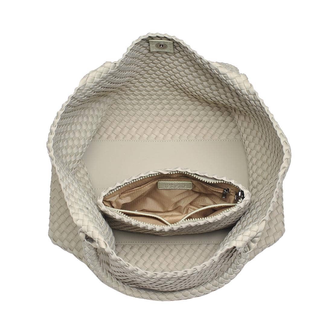 Sol and Selene – Großhandel Tragetasche – Damen – Große gewebte Neopren-Tasche "Sky's The Limit"183