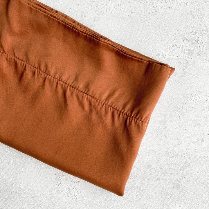 Tono + Co - Wholesale Bedding Pillowcase/Sham - Silk Pillowcase in Rust
