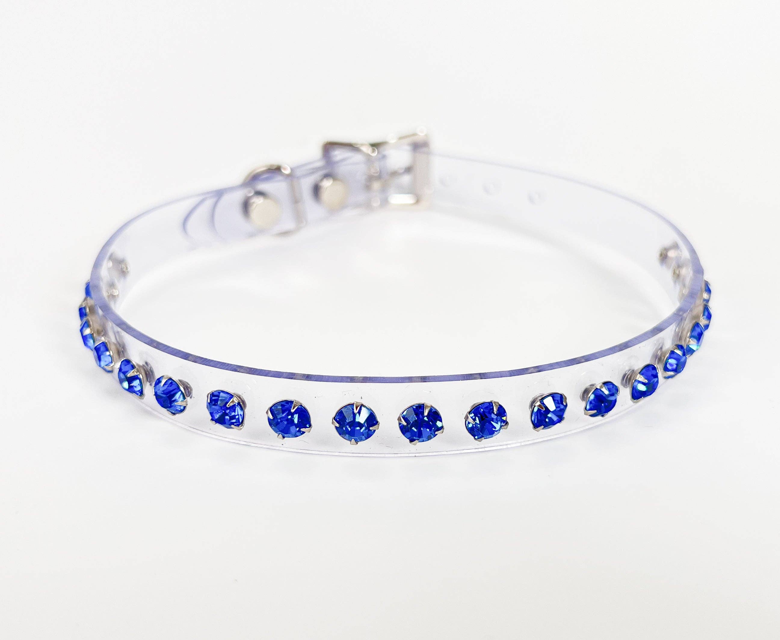 Funk Plus - Wholesale Choker/Collar - CK247CLR RHINESTONE CLEAR  CHOKER13