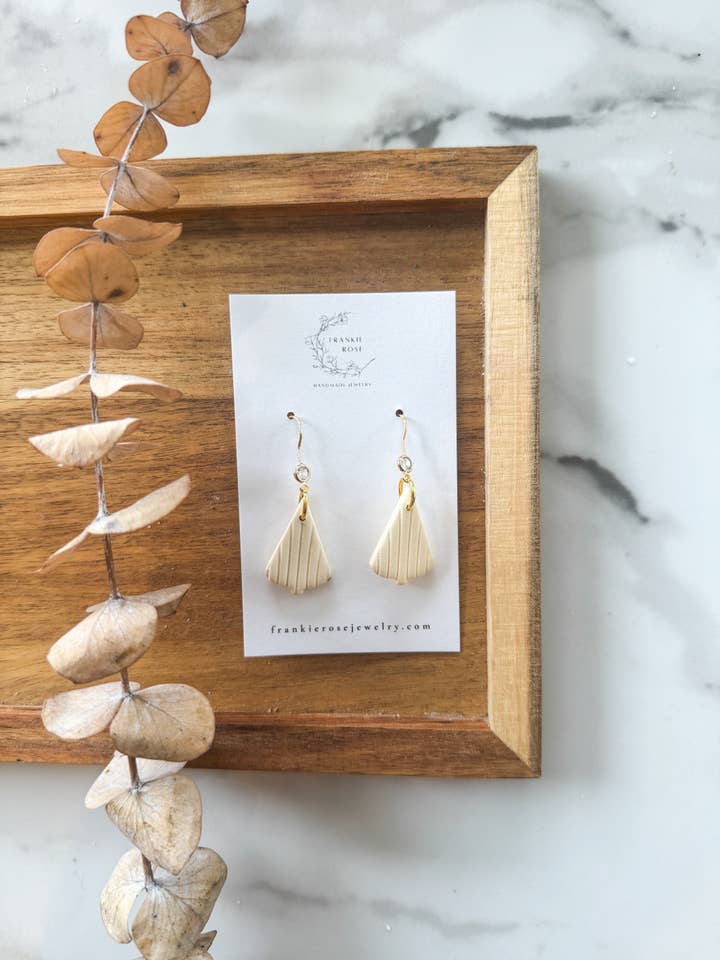 Striped tree dangles for wholesale by Frankie Rose Jewelry