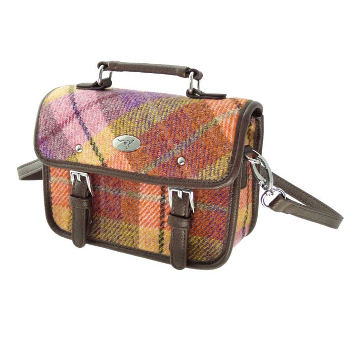 Glen Appin Of Scotland – Engroshandel Skuldertaske – Kvinder – LB1230 Harris Tweed 'Bervie' Mini Skuldertaske14