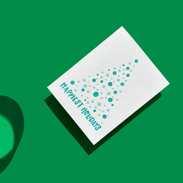 Baum der glücklichsten Feiertage - Winterferien Karte für den Großhandel von INK MEETS PAPER