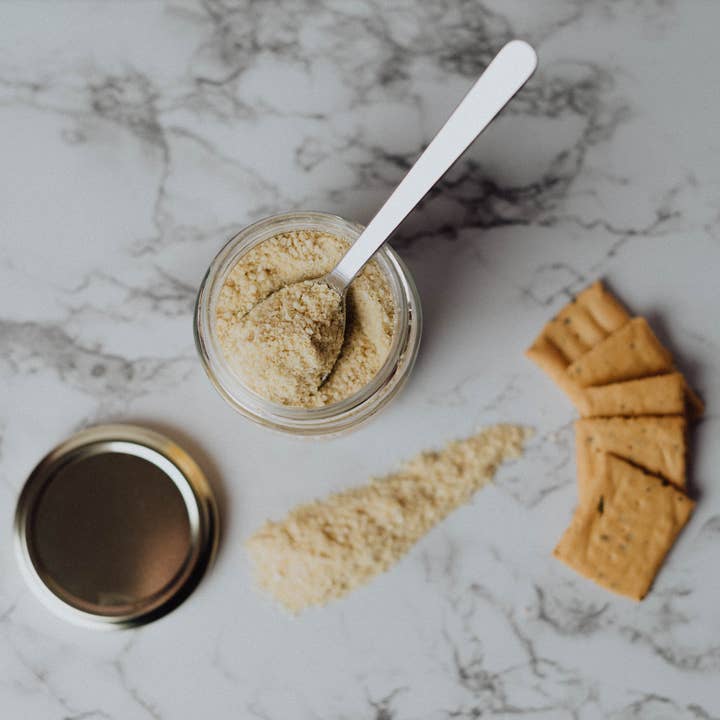 Nutty Artisan Foods SL - Wholesale Cheese - Emiliano 100g - Plant Based Cashew Italian Style - Vegan1