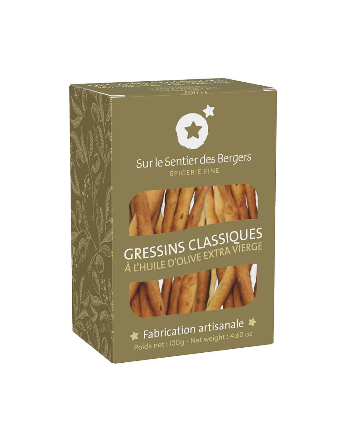 Sur le Sentier des Bergers – wholesale Crackers – Breadsticks in extra virgin olive oil - 130g2