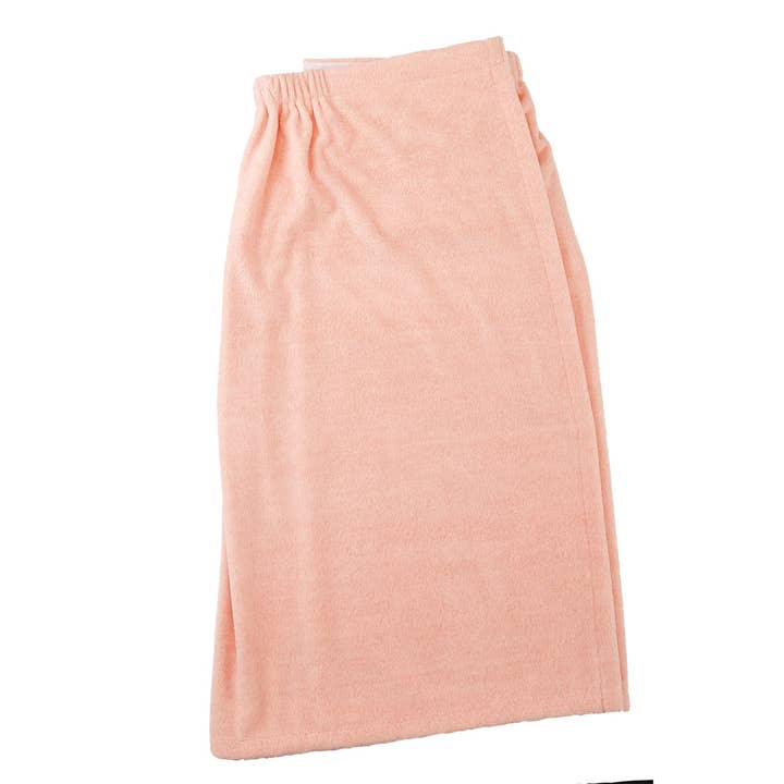 Spa Bath Wrap - Peach for wholesale by Bucky