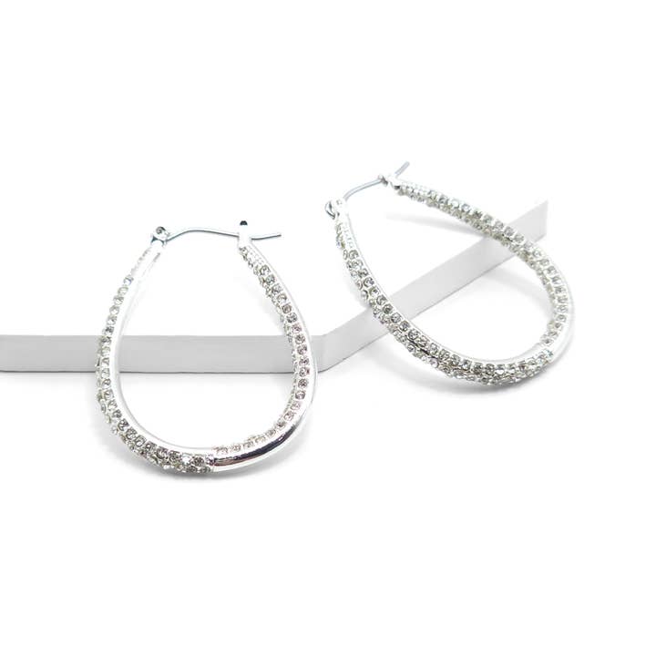 Twinkle Drop - Silver Earrings for wholesale by Sunset Marsh LLC