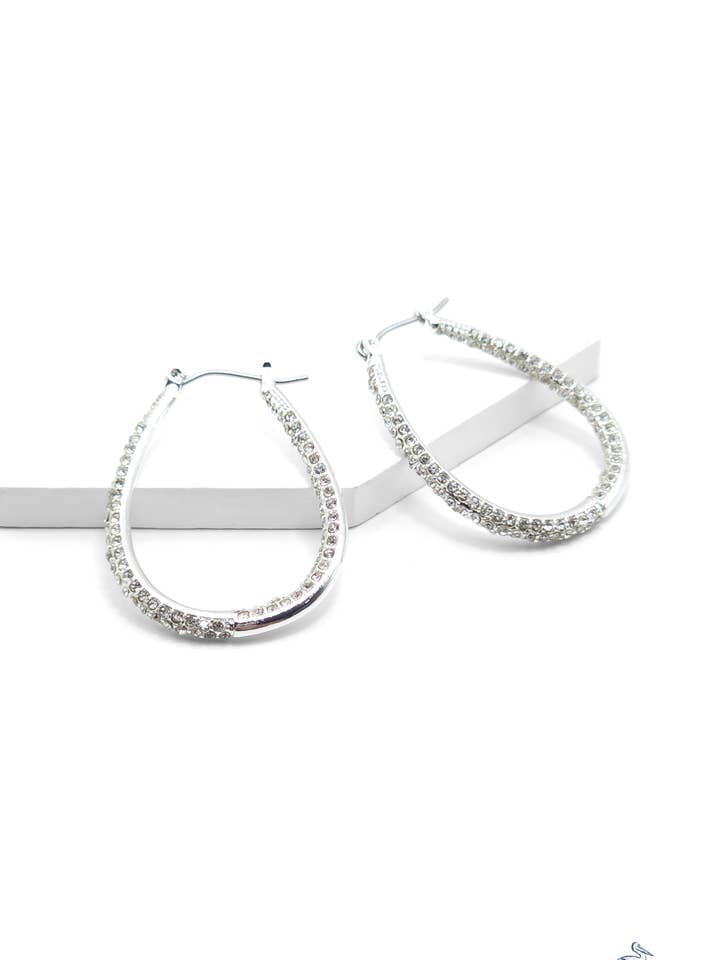 Twinkle Drop - Silver Earrings for wholesale by Sunset Marsh LLC