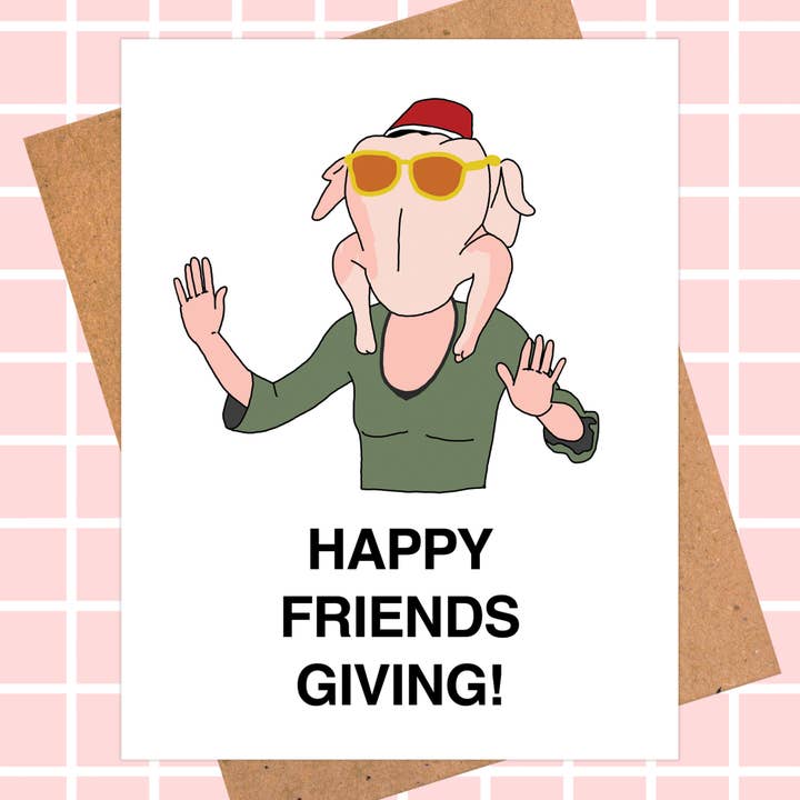 Monica Geller Friends Cadeaukaart Turkey Head voor wholesale door Pop Hot Cards