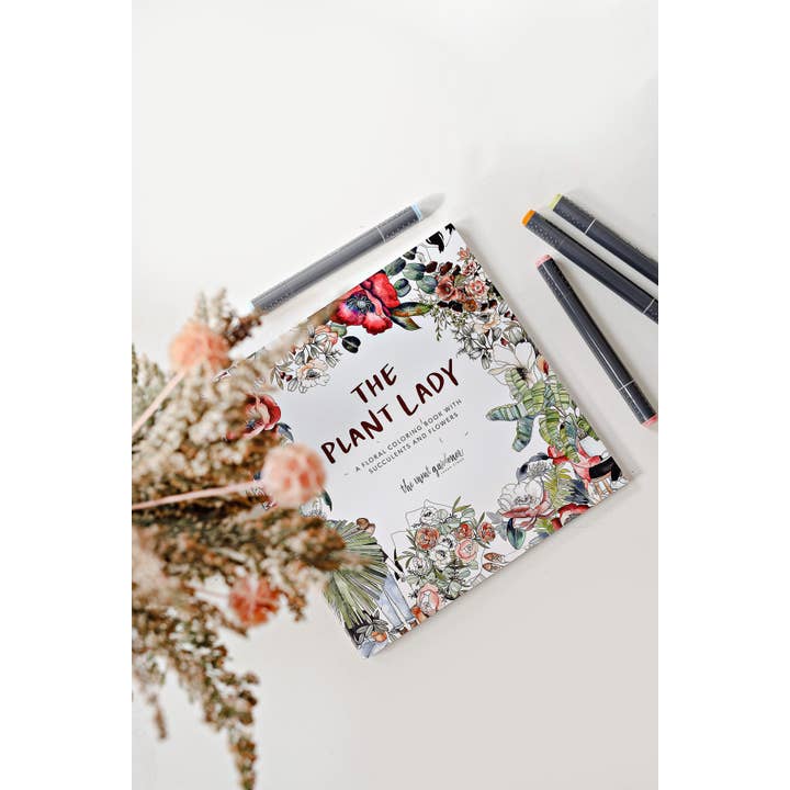 Penguin Random House LLC - Wholesale Coloring Book - Adult - The Plant Lady2
